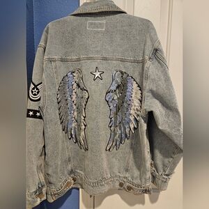 Revel Wings Denim Jacket